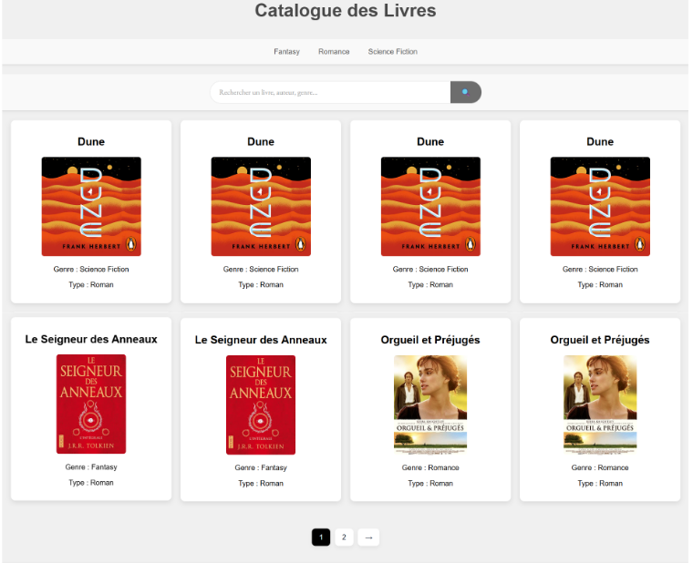 Catalogue Livre